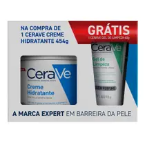 Kit CeraVe Creme Hidratante 454g e Ganhe Gel de Limpeza Facial 40g