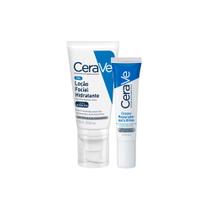 Kit CeraVe Facial - Creme para os Olhos e Loção Hidratante