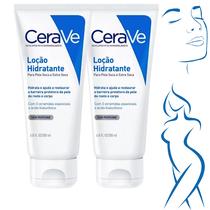 Kit Cerave Loção hidratante pele seca extra corporal 200 ml
