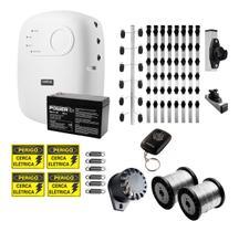 Kit Cerca Elétrica Completo com Central de Choque para 70 Metros