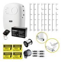Kit Cerca Elétrica Completo Intelbras com Central de Alarme para 40m