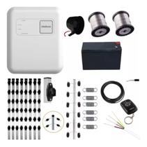 Kit Cerca Elétrica Completo Intelbras com Central de Choque e Alarme, para até 130m Kit Cerca Elétrica Completo Intelbras com Central de Choque e Alarme, para até 130m