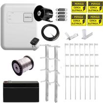 Kit Cerca Elétrica Completo Intelbras ELC 6012 NET 10 Hastes, WiFi e Bateria