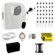 Kit Cerca Elétrica Genno 12 Metros com Big Haste e Aço Inox