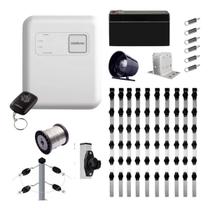 Kit Cerca Elétrica Industrial 40 Metros 2 Cantos E Suporte