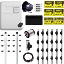 Kit Cerca Elétrica Industrial Intelbras ELC 5001 para 40 Metros de Muro