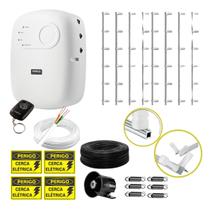 Kit Cerca Elétrica Intelbras Central de Choque, Hastes Estrela e Sirene Kit Cerca Elétrica Intelbras Central de Choque, Hastes Estrela e Sirene