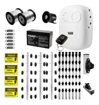 Kit Cerca Elétrica Intelbras Completo para 80 Metros com Central de Choque