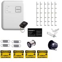Kit Cerca Elétrica Intelbras ELC 5001 c/ Hastes p/ Até 48m de Muro Completo p/ Instalação