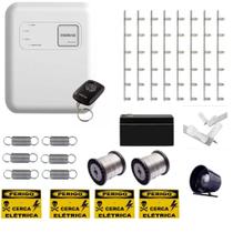 Kit Cerca Elétrica Intelbras ELC 5001 p/ Até 70m de Muro com Hastes e Acessórios