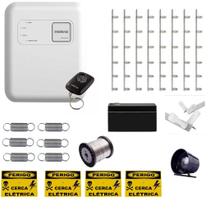 Kit Cerca Elétrica Intelbras ELC 5001 Protege Até 40m de Muro com Sirene, Bateria e Controle