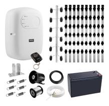 Kit Cerca Elétrica Intelbras ELC 5002 18m, Hastes Industriais e Bateria