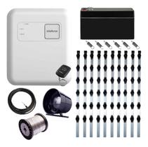 Kit Cerca Elétrica Intelbras ELC 6012 NET 30 Metros de Muro Protegido com Controle Via App
