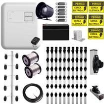 Kit Cerca Elétrica Intelbras Industrial Completo para 100 Metros com Central de Choque