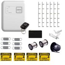 Kit Cerca Elétrica Intelbras p/ 80m com Central ELC 5001 + Hastes Estrela 6 Isoladores Kit Cerca Elétrica Intelbras p/ 80m com Central ELC 5001 + Hastes Estrela 6 Isoladores