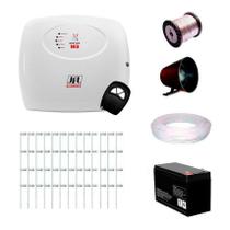 Kit Cerca Elétrica JFL ECR-18: 20m de Proteção Completa, Alta Tensão e Controle Remoto