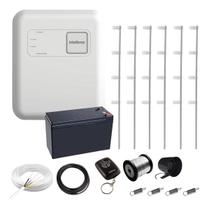 Kit Cerca Elétrica Residencial Intelbras ELC 5001 Completo 60m, Hastes para Chumbar Kit Cerca Elétrica Residencial Intelbras ELC 5001 Completo 60m, Hastes para Chumbar