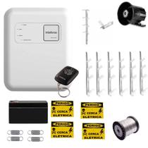 Kit Cerca Elétrica Residencial Intelbras ELC 5001 p/ Até 20m de Muro Completo