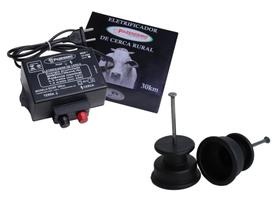 Kit Cerca Elétrica Rural 30km E 50 Isolador Roldana 36x36