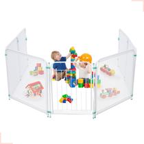 Kit Cercado Grade Tela De Bebê/ Cachorro Segurança Infantil Portátil Kit Cercado Grade Tela De Bebê/ Cachorro Segurança Infantil Portátil