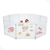 Kit Cercado Grade Tela De Bebê/ Cachorro Segurança Infantil Portátil
