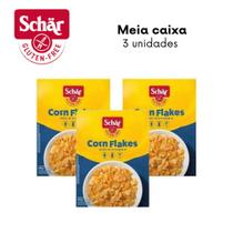 KIT Cereal matinal corn flakes Dr. Schar 250g - Caixa com 3 unidades