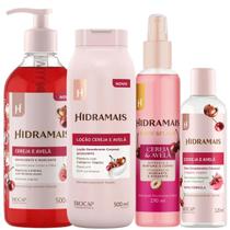 Kit Cereja E Avelã Completo + Loção Creme 500ml Hidramais Kit Cereja E Avelã Completo + Loção Creme 500ml Hidramais