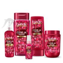 Kit Cereja Mania Dabelle Shampoo e Condicionador 5 Itens Kit Cereja Mania Dabelle Shampoo e Condicionador 5 Itens