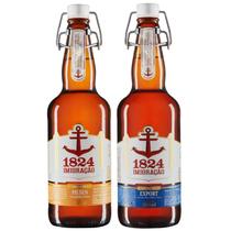 Kit Cerveja Artesanal Imigração 1824 Export e Pilsen 500ml