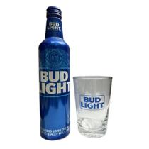 Kit Cerveja Bud Light Alumínio 473ml + Copo Exclusivo 300ml