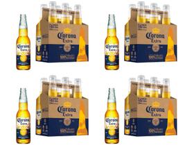 Kit Cerveja Corona Extra Lager 24 Unidades