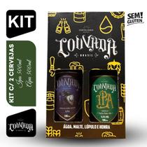 Kit Cerveja IPA e APA Cervejaria Louvada 500ml sem Glúten Kit Cerveja IPA e APA Cervejaria Louvada 500ml sem Glúten