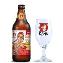 Kit Cerveja Pilsen e 1 Copo Dama Bier 600ml Kit Cerveja Pilsen e 1 Copo Dama Bier 600ml