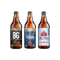 Kit cervejas Low Carb 600ml - 6 unidades A-BG-U