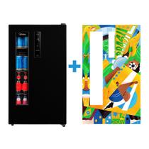 Kit Cervejeira Preta Frost Free 82 Litros + Ímã Personalizado Midea