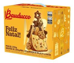 Kit Cesta Completa Natal Grande Bauducco Presente Delicias Kit Cesta Completa Natal Grande Bauducco Presente Delicias