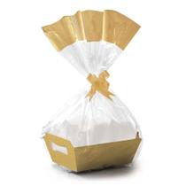 Kit Cesta - Cristalino Ouro - Cromus Natal - 1 unidade - Rizzo