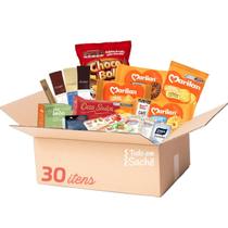 Kit Cesta de Café Da Manhã Presente Melhores Marcas 30 Itens - Bauducco