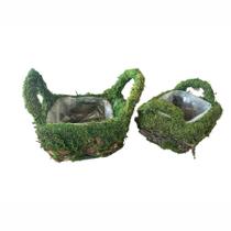 Kit Cesta Decorativa Rústica - 2 unidades - Cromus - Rizzo