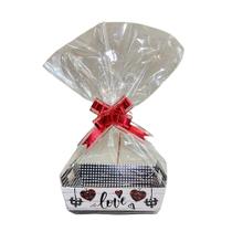 Kit cesta papel grande+saco+laço 05UN presente Páscoa Love Kit cesta papel grande+saco+laço 05UN presente Páscoa Love