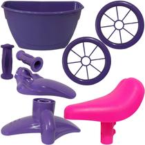 Kit Cesta Para Lama Banco Rodinha Lateral Bike Aro 12 Nathor Kit Cesta Para Lama Banco Rodinha Lateral Bike Aro 12 Nathor