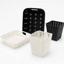 Kit Cesta Retangular e Telada Porta treco e Cesta Multiuso Kit Cesta Retangular e Telada Porta treco e Cesta Multiuso