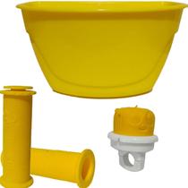 Kit Cestinha Buzina e Punho Para Ticiclos Nathor Cesta Campainha Kit Cestinha Buzina e Punho Para Ticiclos Nathor Cesta Campainha