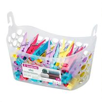 Kit Cesto + 24 Prendedores Pregadores de Roupa Sanremo Kit Cesto + 24 Prendedores Pregadores de Roupa Sanremo