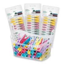 Kit Cesto + 36 Prendedores Pregadores De Roupa Sanremo