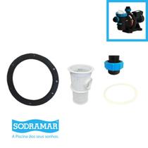 Kit Cesto + União + Anel da Tampa + Anel da Bracket Para Motobomba Sodramar BM/ BMC