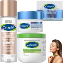 Kit Cetaphil Creme Hidratante Facial Corpo Optimal Healthy Água Micelar Super Hidratação Kit Cetaphil Creme Hidratante Facial Corpo Optimal Healthy Água Micelar Super Hidratação