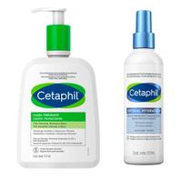 Kit Cetaphil Loção Hidratante Galderma 473ml e Cetaphil Optimal Hydration Sérum Hidratante Corporal Spray 207ml