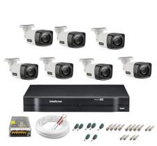 Kit Cftv 07 Cameras Segurança Hd Dvr Intelbras full hd S/ HD