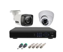 Kit Cftv 2 Camera Segurança Hd 720p Dvr Full hd 4ch - Luatek